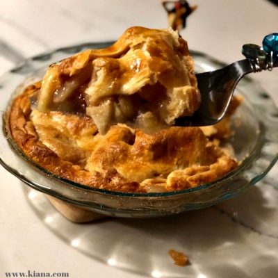 Aloha Apple Pie - organic simple ingredients. no sugar added. slice
